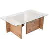 Image de Hanah home Table basse rectangulaire - Pin