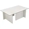 Image de Hanah Home table basse rectangulaire - Blanc