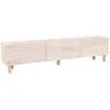 Image de Meuble TV en bois - 180 x 31 x 42 cm - Beige