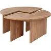 Image de Hanah home Table basse ronde - Pin