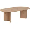 Image de Hanah home Table basse ovale - Chêne