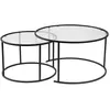 Image de Hanah home Tables gigognes rondes - Noir