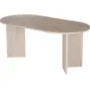 Image de Table à manger en mélamine effet travertin 180x89,5x75cm Sablin - Home Design