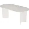 Image de Table à manger en mélamine blanc 180x89,5x75cm Sablin - Home Design