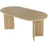 Image de Table à manger en bois Sablin 180 x 90 x 75 cm - Chêne de Cadix