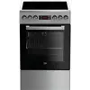 Image de Cuisinière dessus vitrocéramique BEKO FSE57300GX