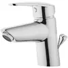 Image de A40962EKP Mitigeur de lavabo monotrou avec vidage et tirette chrome poli