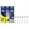 Image de Oral-b Brossettes de rechange Sensitive pour brosse à dents électrique - Lot de 6