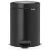 Image de Brabantia poubelle à pédale - noir mat