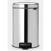 Image de Brabantia NEWICON - Poubelle à pédale - 12L - Brilliant steel - 113581