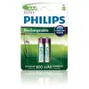 Image de Philips Piles rechargeables AAA NiMH - Lot de 2