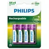 Image de Philips Piles rechargeables AAA NiMH - Pack de 4