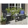 Image de Allibert Salon de jardin 2 places - Gris