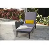 Image de KETER Chaise longue avec coussin - Jaipur Graphite