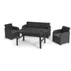 Image de Allibert Salon de jardin SanRemo - Gris graphite
