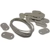 Image de Nature Kit de fixation clôture jardin 27 pcs - Gris