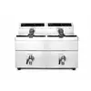 Image de Friteuse professionnelle à induction avec robinet de vidange - 2 x 8 l Profi Line 16L 230V/7000W 580x485x(H)406 mm - Hendi