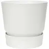 Image de ELHO Pot de fleurs rond Greenville Blanc Ø47 cm