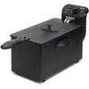 Image de Friteuse en noir; cuve émaillée de 3,5L; pour 1kg frites - 2000W