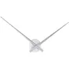 Image de Horloge murale design minimaliste Little Big time - Diam. 90 cm - Argent