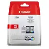 Image de Pack de 2 cartouches d'encre d'origine Canon PG545XL noir + CL546 couleur - 8286B010
