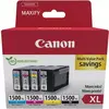 Image de Pack de 4 Cartouches d encre Canon PGI 1500XL Noir Cyan Magenta Jaune