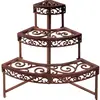 Image de Esschert Design Étagère Quart de Rond - Fonte - 3 Niveaux