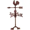 Image de ESSCHERT DESIGN Girouette coq en fonte brun