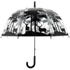 Image de Esschert Design Parapluie Transparente Forêt