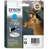 Image de Cartouche imprimante jet d'encre cyan Epson T1302 - C13T1302