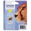 Image de Epson C13T07144012 cartouche d'encre jaune ''GUÉPARD'' série T0714 authentique - DURABrite Ultra J