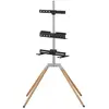 Image de ONE FOR ALL Quadpod WM 7476 - Pied TV chêne clair - 32-70" - VESA 400x400