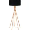 Image de Lampadaire en bambou noir Kilimanjaro - Good & Mojo