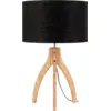 Image de Lampe à poser noire 54 x 32 cm Annapurna - Good & Mojo