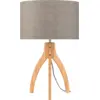 Image de Lampe à poser gris foncé 54 x 32 cm Annapurna - Good & Mojo