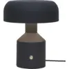 Image de Lampe à poser Iron Porto H. 30X25Cm/ Abat-jour rond Dia. 25X9Cm Noir - it's about RoMi