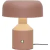 Image de Lampe à poser Iron Porto H. 30X25Cm/abat-jour Rond Dia. 25X9Cm Terra - it's about RoMi