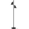 Image de Lampadaire 2 abats-jours en fer noir 162cm Bremen - It's about Romi