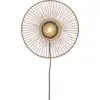 Image de Lampe murale en bambou naturel 25x38 cm Hokkaido - Good & Mojo