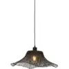 Image de Suspension ondulée en bambou noir 50x15 cm Ibiza - Good & Mojo