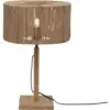 Image de Lampe à poser en bambou naturel avec abat-jour naturel 30x37 cm Iguazu - Good & Mojo