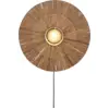 Image de Lampe murale ronde en bambou naturel 55x14 cm Iguazu - Good & Mojo