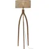 Image de Lampadaire en bambou naturel avec abat-jour en bois naturel 150x50 cm Java - Good & Mojo