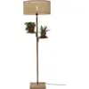 Image de Lampadaire avec étagère en bambou naturel 50x158cm Java - Good & Mojo