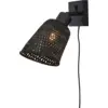 Image de Lampe murale en bambou noir 10x10 cm Java - Good & Mojo