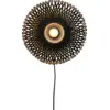 Image de Lampe murale en bambou noir 30x8 cm Kalimantan - Good & Mojo