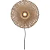 Image de Lampe murale en bambou naturel 30x8 cm Kalimantan - Good & Mojo