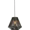 Image de Suspension en bambou noir 30x30 cm Merapi - Good & Mojo
