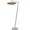 Image de Lampadaire en bambou blanc avec abat-jour en bois naturel 176x55 cm Tanami - Good & Mojo