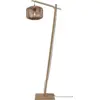 Image de Lampadaire en bambou naturel avec abat-jour en bois naturel 150x25 cm Tanami - Good & Mojo